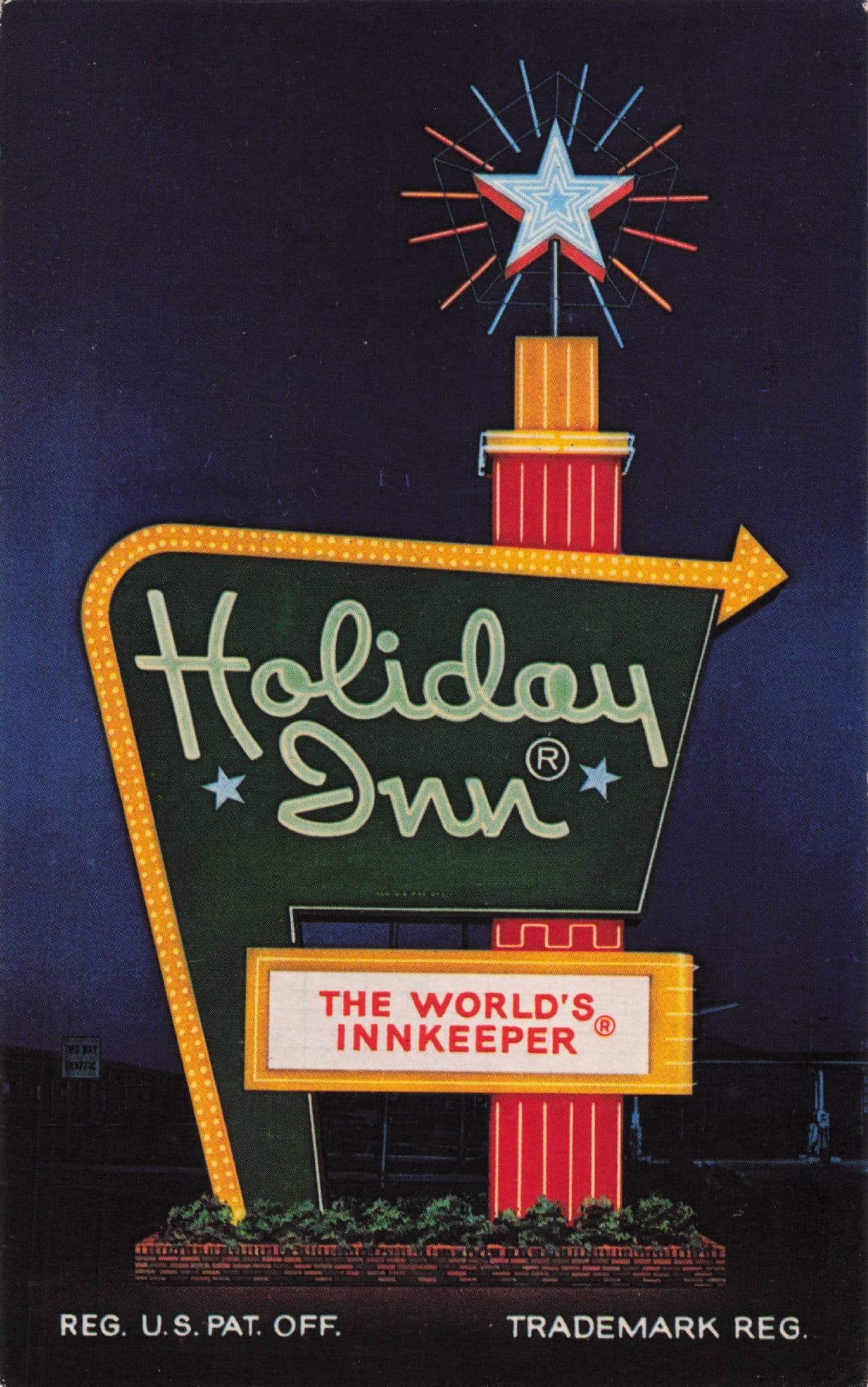 Holiday Inn Bangor Maine USA Vintage Official Advertising Postcard