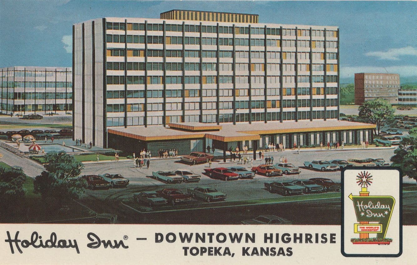 Holiday Inn Downtown Highrise Topeka Kansas Mint USA Postcard