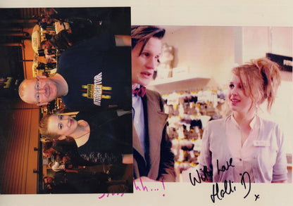 Holli Dempsey Dr Who Ultimate 12x8 Hand Signed & COA 2x Photo s