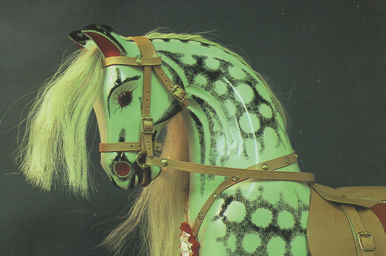 Holme Grey Hand Carved Rocking Horse Shop Yorkshire Postcard
