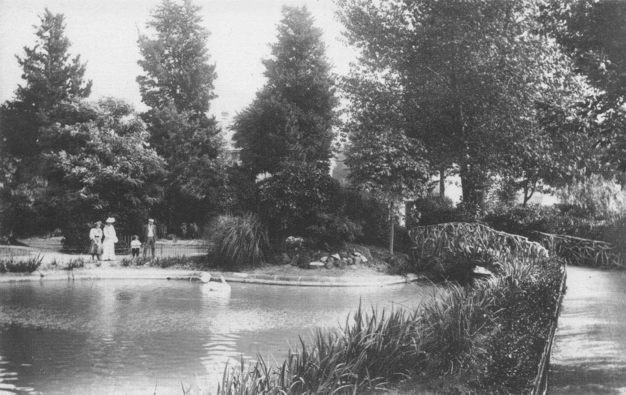 Homefield Park & Heather Family History Worthing Sussex Postcard