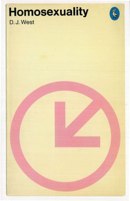 Homosexuality DJ West 1960 Book Postcard