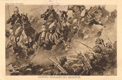 Honved Hisaren Bei Krassnik Hungary Hans Hoffman WW1 Postcard