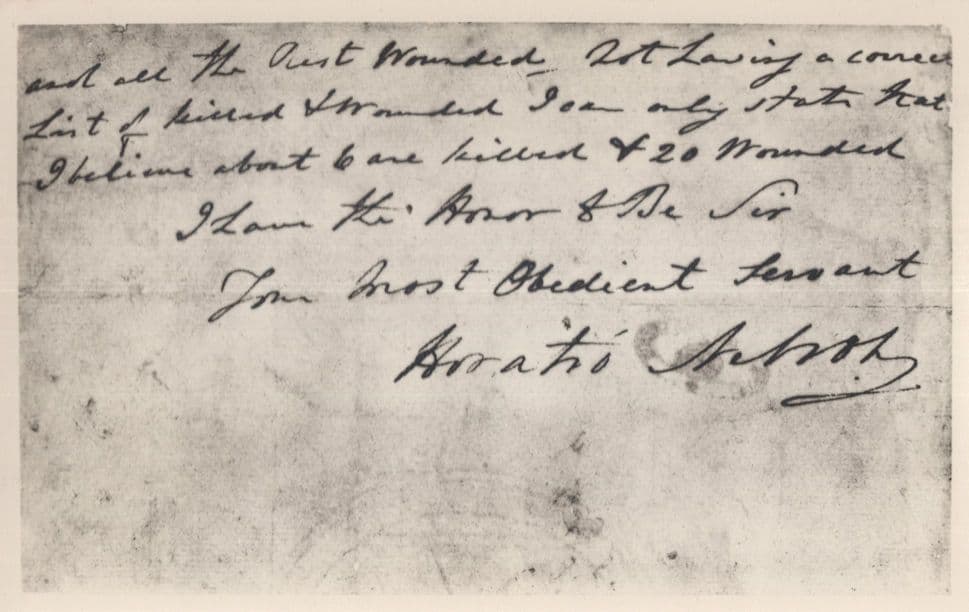 Horatio Nelson Signature Autograph Vintage Rare RPC Postcard