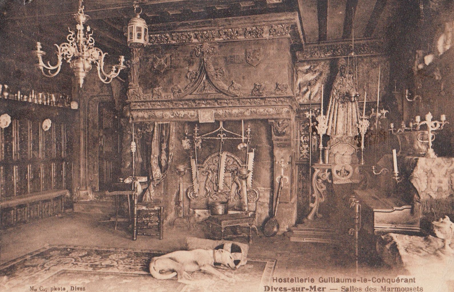 Hostellerie Guillaume Le Conquerant Dives Sur Mer Salles De Marmousets Postcard