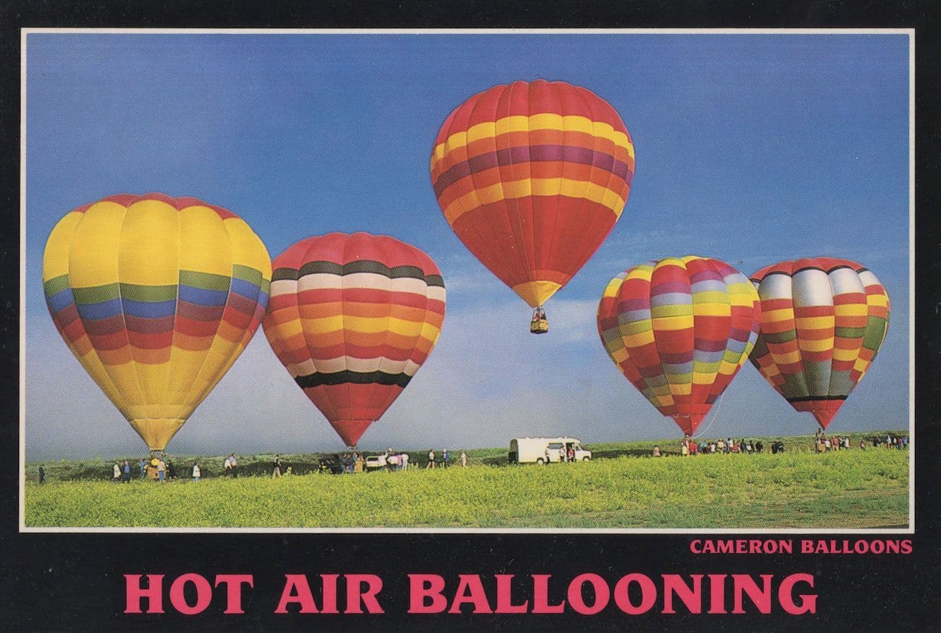 Hot Air Balloon Event at Angel Fire New Mexico USA Postcard