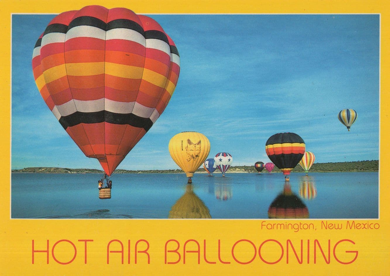 Hot Air Balloon Event at Farmington New Mexico USA Postcard