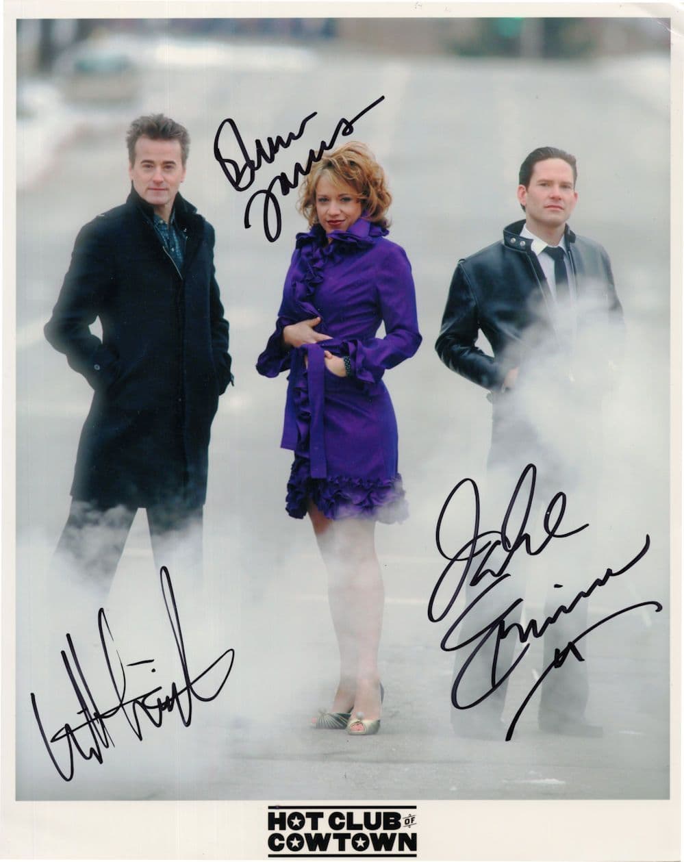 Hot Club Of Cowtown Jazz Swing 10x8 Hand Signed Photo