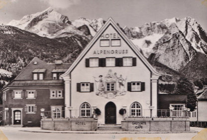 Hotel Alpengruss Garmisch Partenkirchen Switzerland Postcard