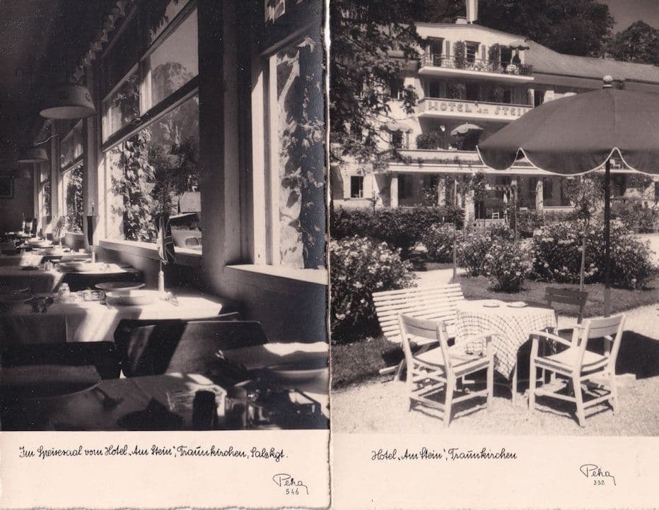 Hotel AM Stein Frauenkirchen Neusiedl AM See Austria 2x Antique Postcard s