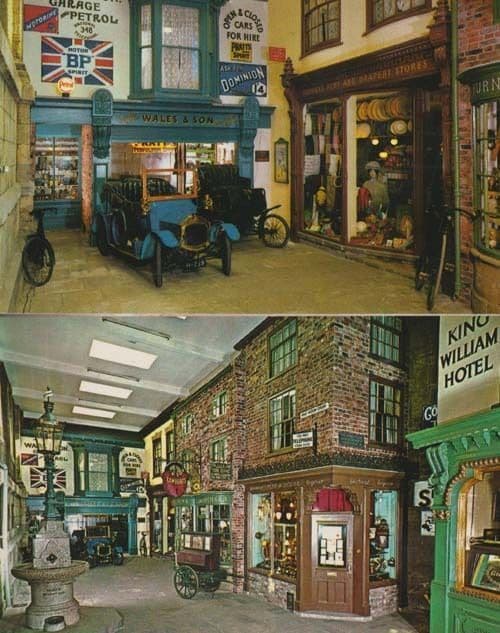 Hotel Classic Car The Castle Museum York Yorkshire Rare 1970s Mint 2x Postcard