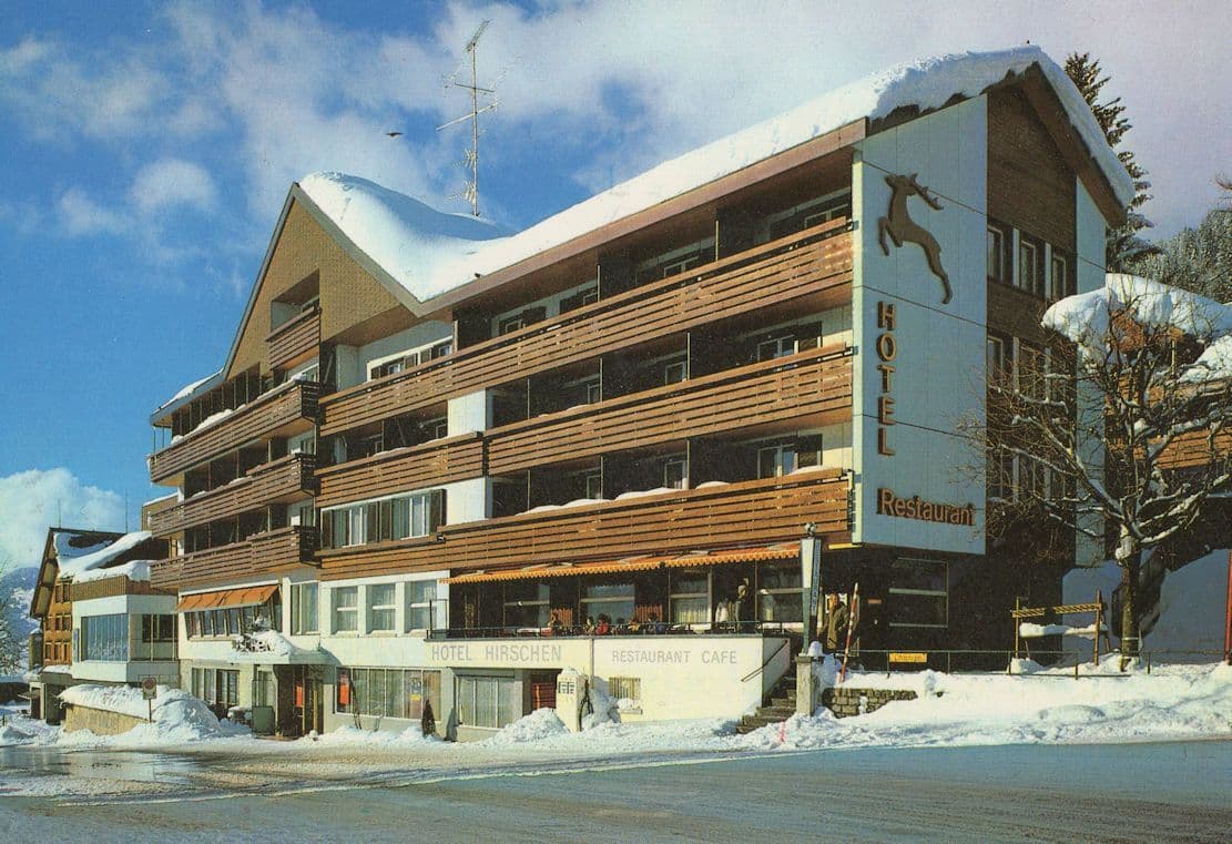 Hotel Hirschen Wildhaus Switzerland Postcard