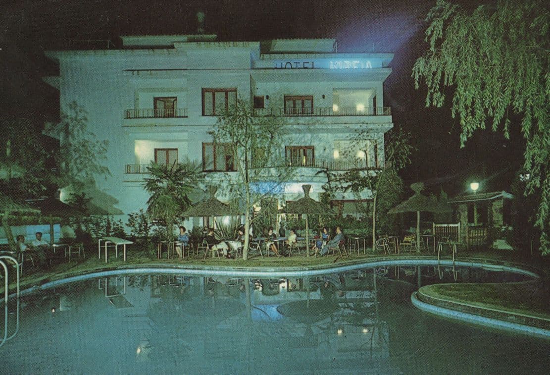 Hotel Mireia Lloret De Mar Swimming Pool Postcard