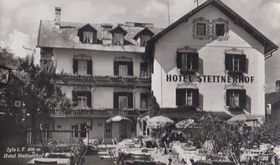Hotel Stettnerhof German Real Photo Postcard