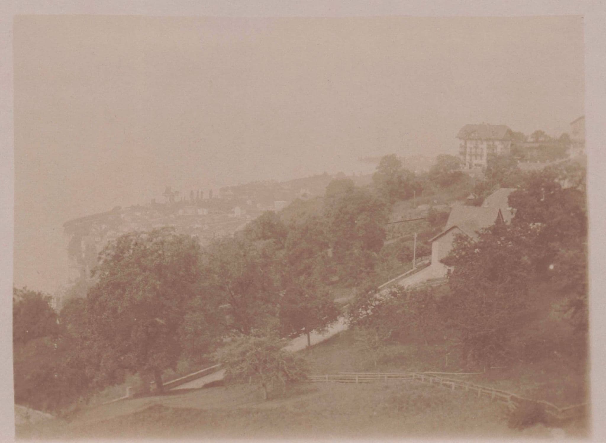 Hotel Windsor Chernex Sanzier Road Switzerland Old RPC Postcard