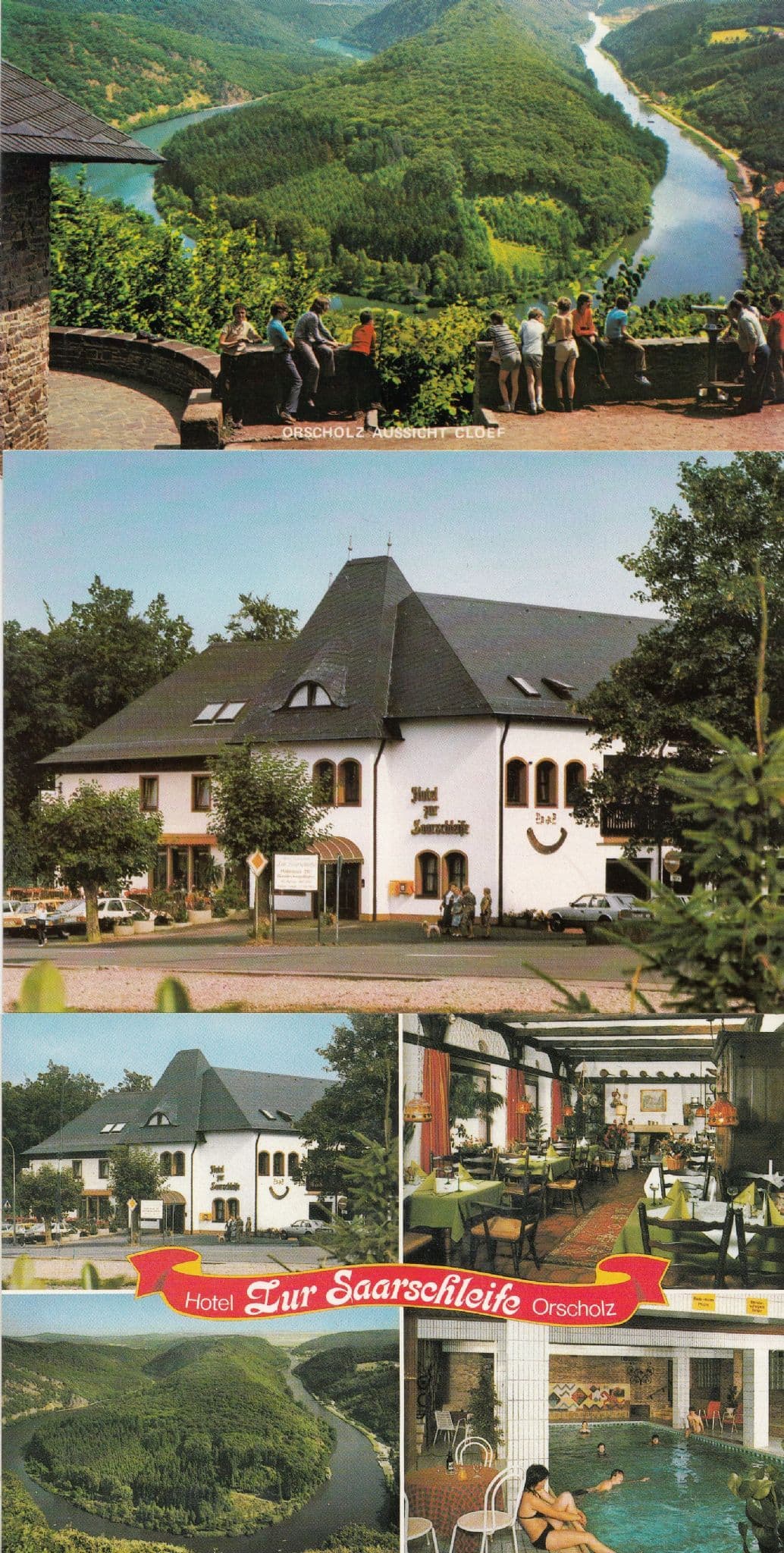 Hotel Zur Saaschleife Mettlach Orscholz 3x German Postcard s