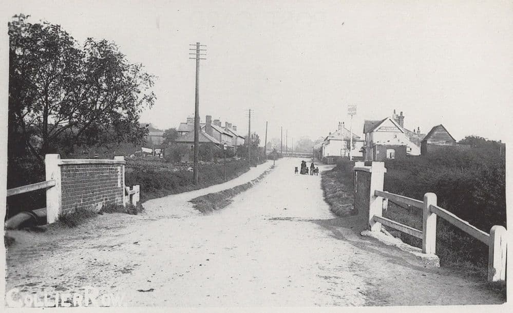 House 13 Collier Row Romford Essex in 1910 Postcard