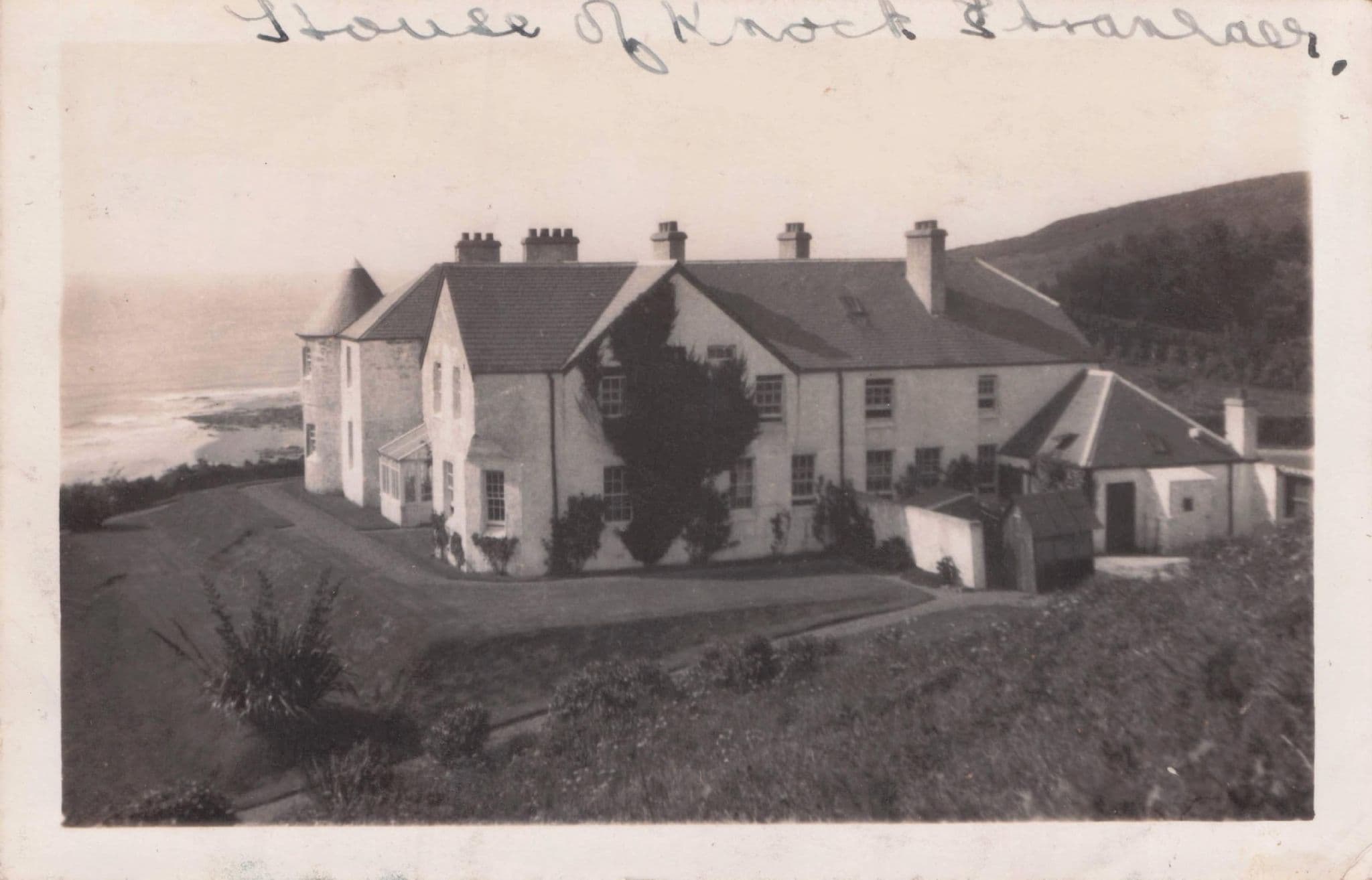 House Of Knock Stranraer Scottish Old Real Photo Postcard