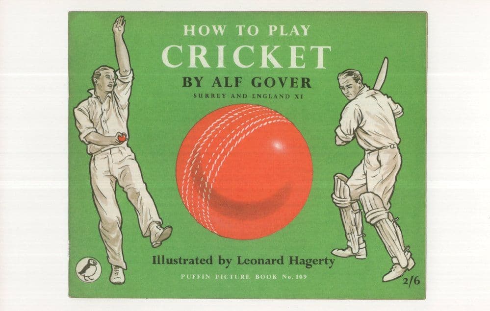 How To Play Cricket Leonard Hagerty 1957 Puffin Book Postcard