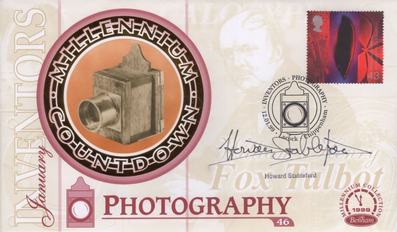 Howard Stableford Antique Camera Hand Signed Photography FDC