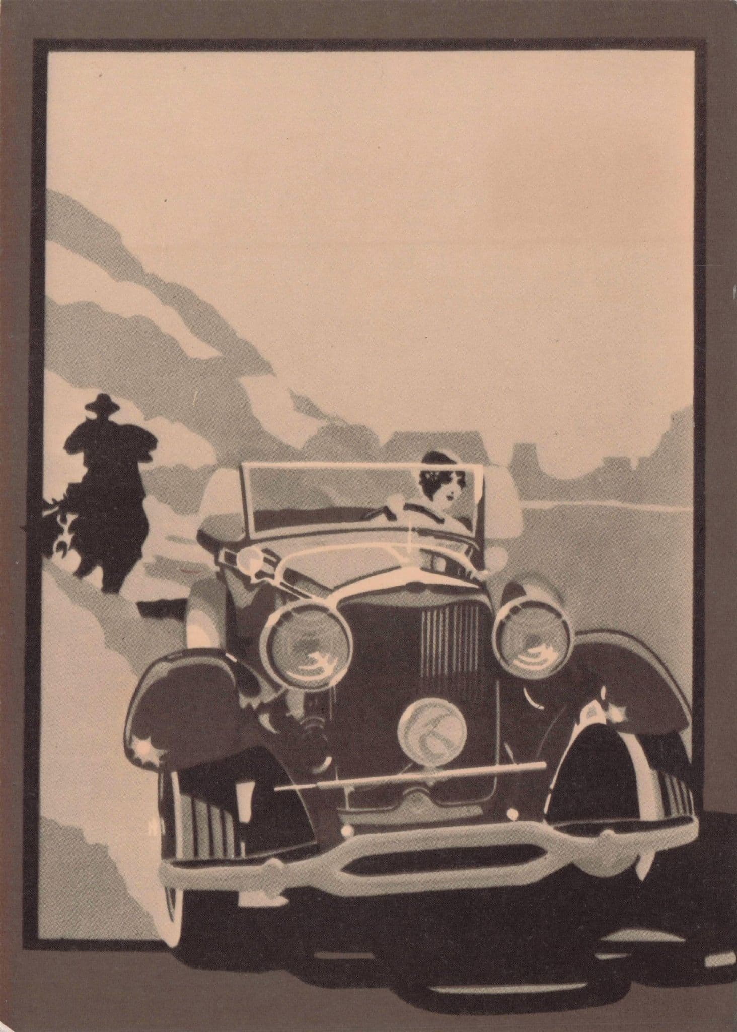 HP 125 American Sports Tourer Ford Classic Car 1970s Postcard