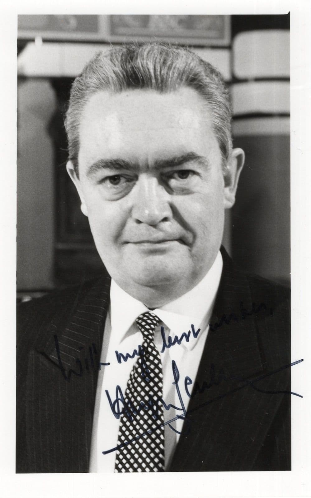 Hugh Jenkins Actor Vintage Hand Signed Photo