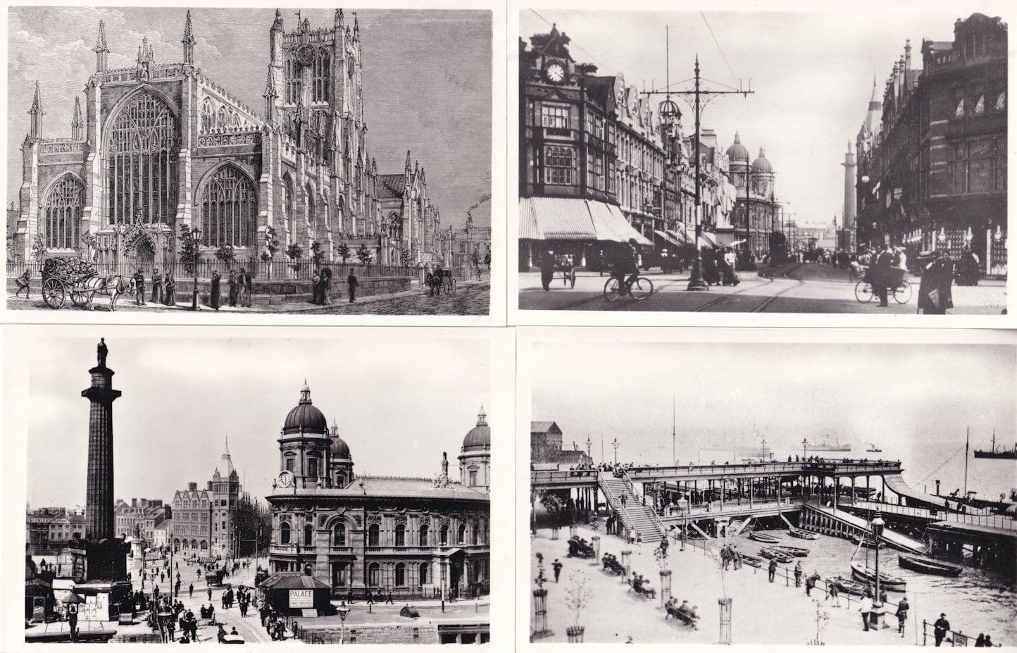 Hull Library Bicycles King Edward Street 4x Real Photo Postcard s