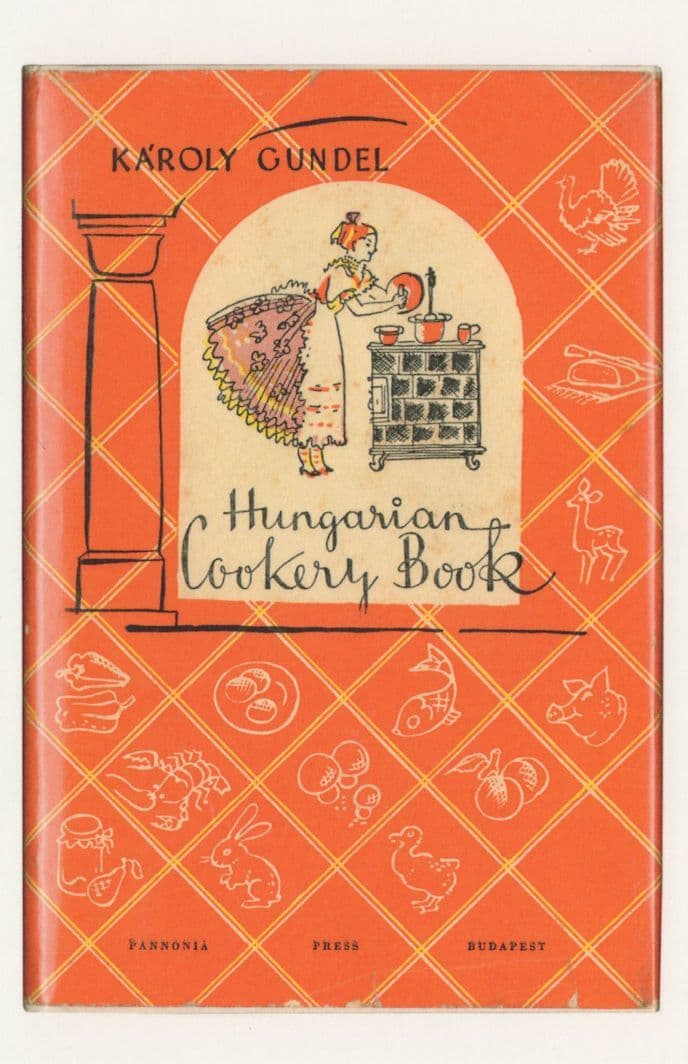 Hungarian Cookery Book Karoly Gundel Postcard