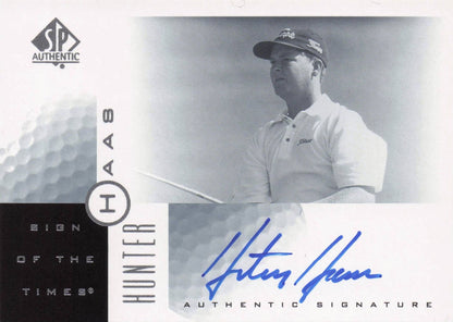 Hunter Haas Sign Of The Times Hand Signed 2001 SP Golf Autograph Card