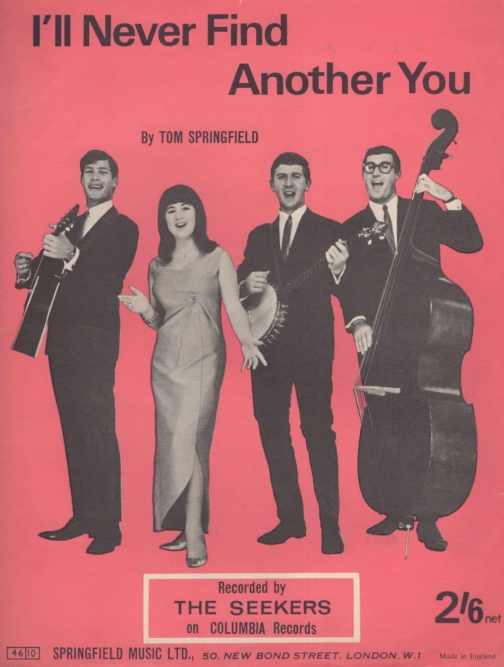 I'll Never Find Another You The Seekers Sheet Music