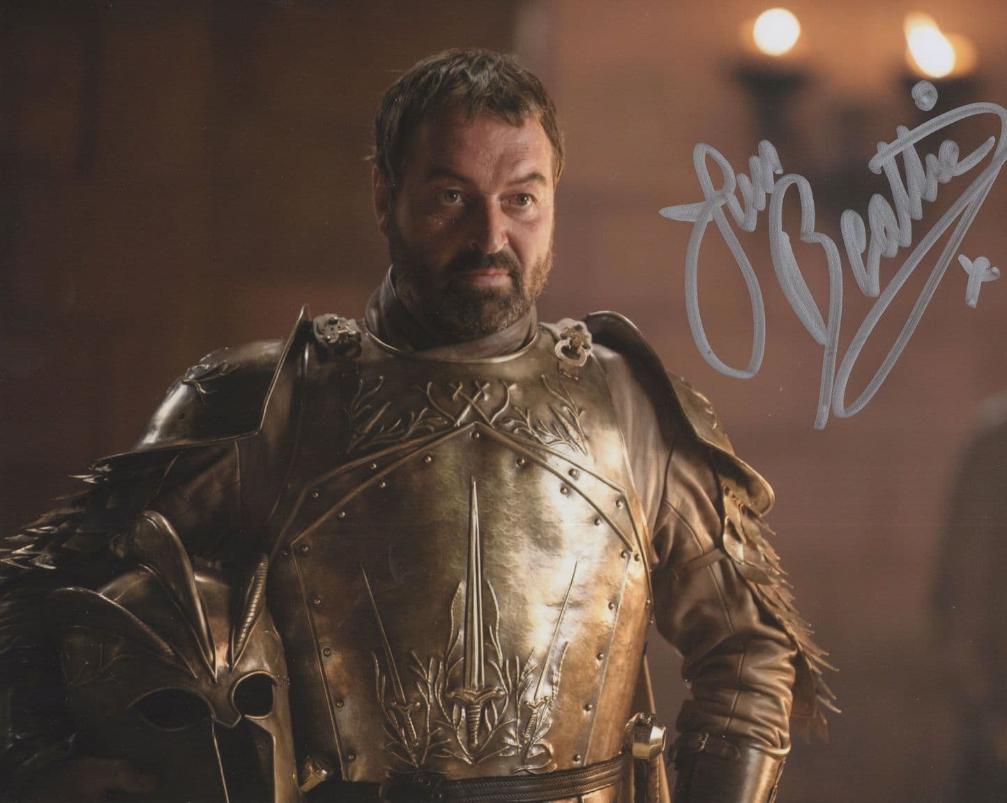 Ian Beattie Game Of Thrones Large 10x8 Hand Signed Photo