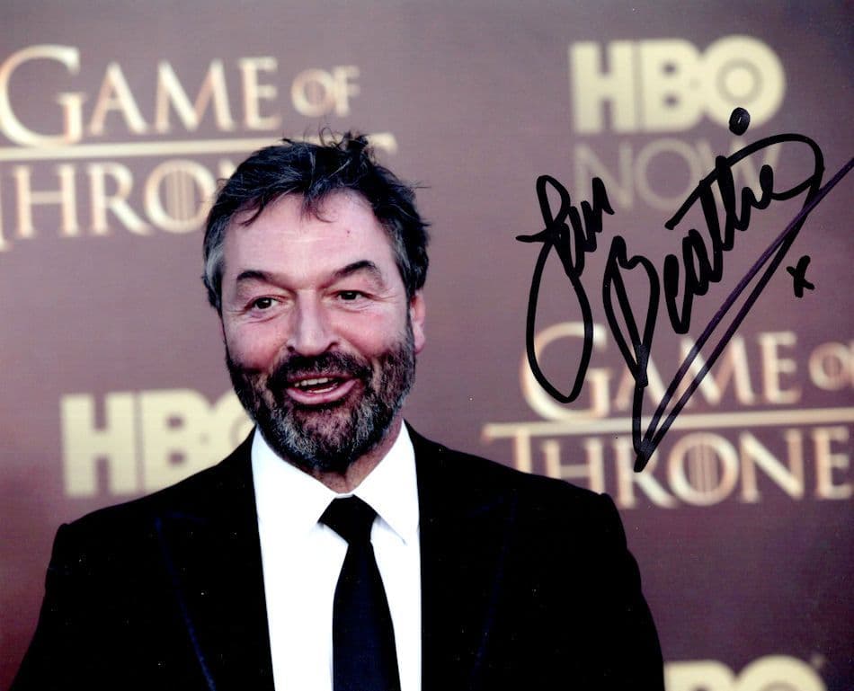 Ian Beattie Game Of Thrones Large HBO 10x8 Hand Signed Photo