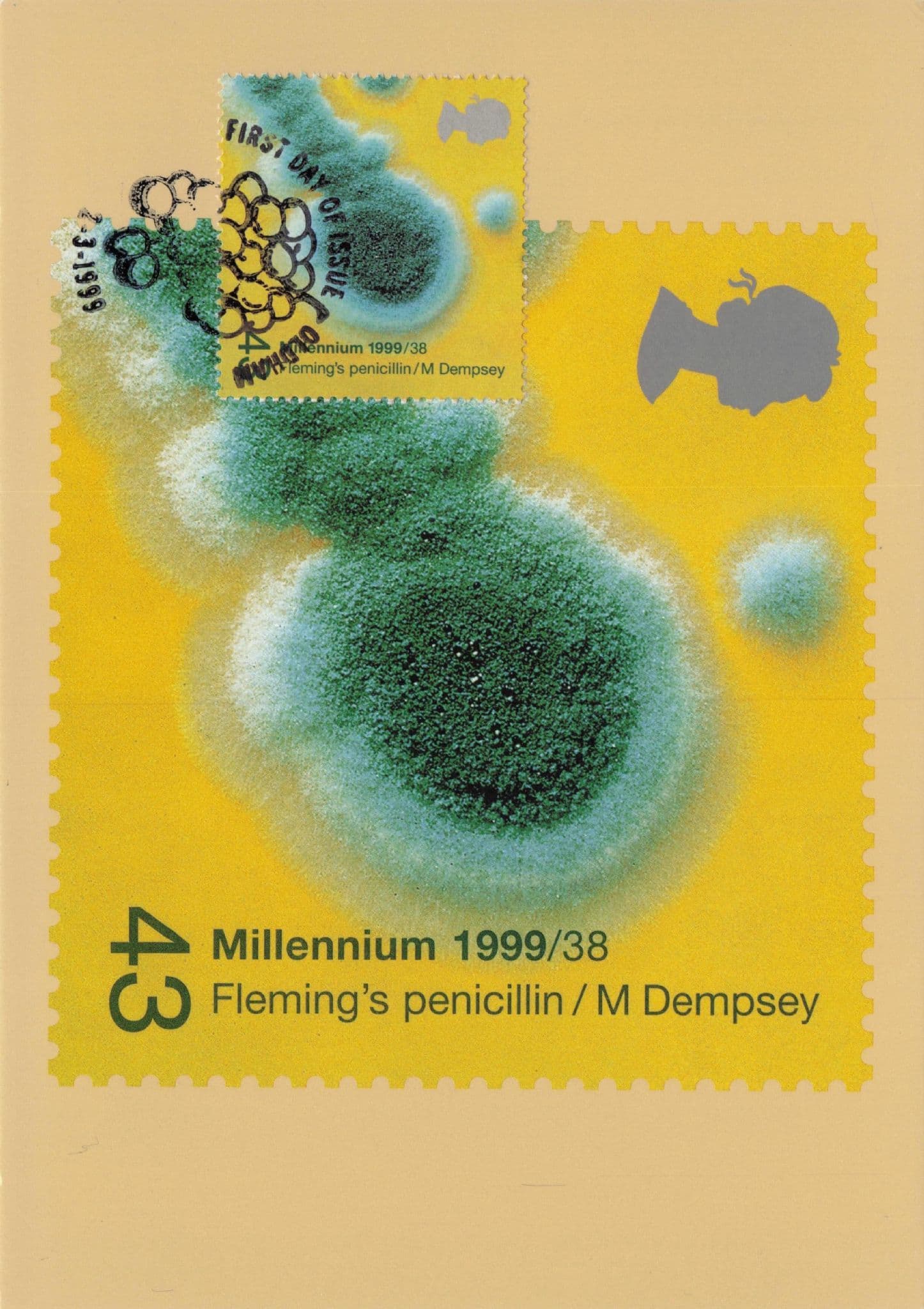 Ian Fleming Penicillin Medical Drugs Cure First Day Cover Postcard
