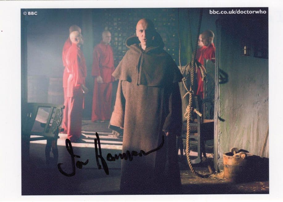 Ian Hanmore Dr Who Rare Hand Signed Photo
