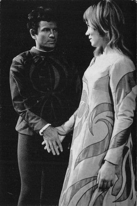 Ian Holm Estelle Kohler Romeo & Juliet Old Shakespeare Play Postcard