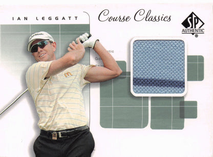 Ian Leggatt Course Classics Upper Deck 2002 Real Relic Golf Shirt Card