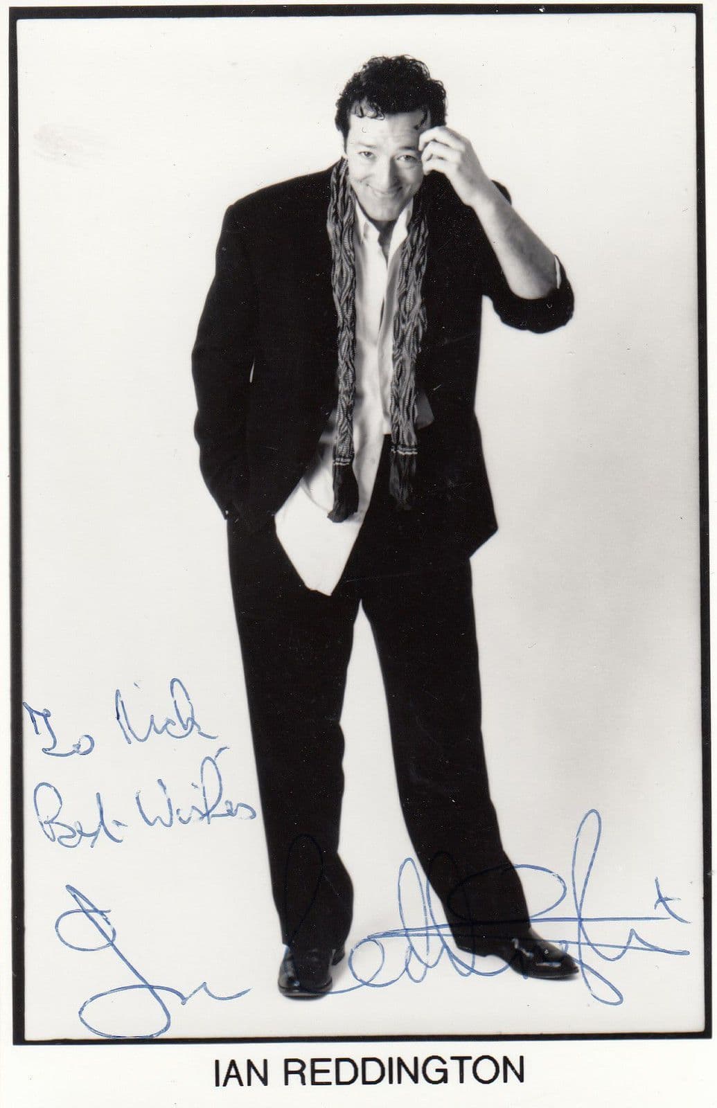 Ian Reddington Hand Signed Photo