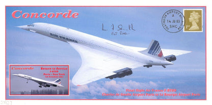 Ian Smith Concorde Pilot LIMITED EDITION OF 37 Hand Signed FDC