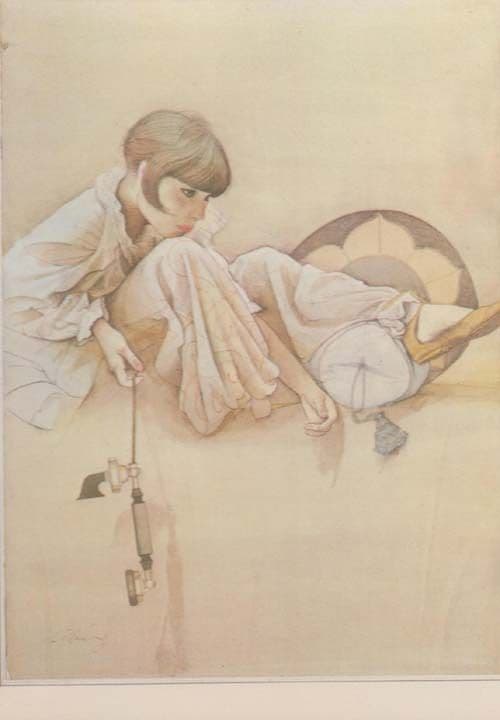 Ib Thaning Scandanavian Childrens Story Author Broke Telephone Occupied Postcard