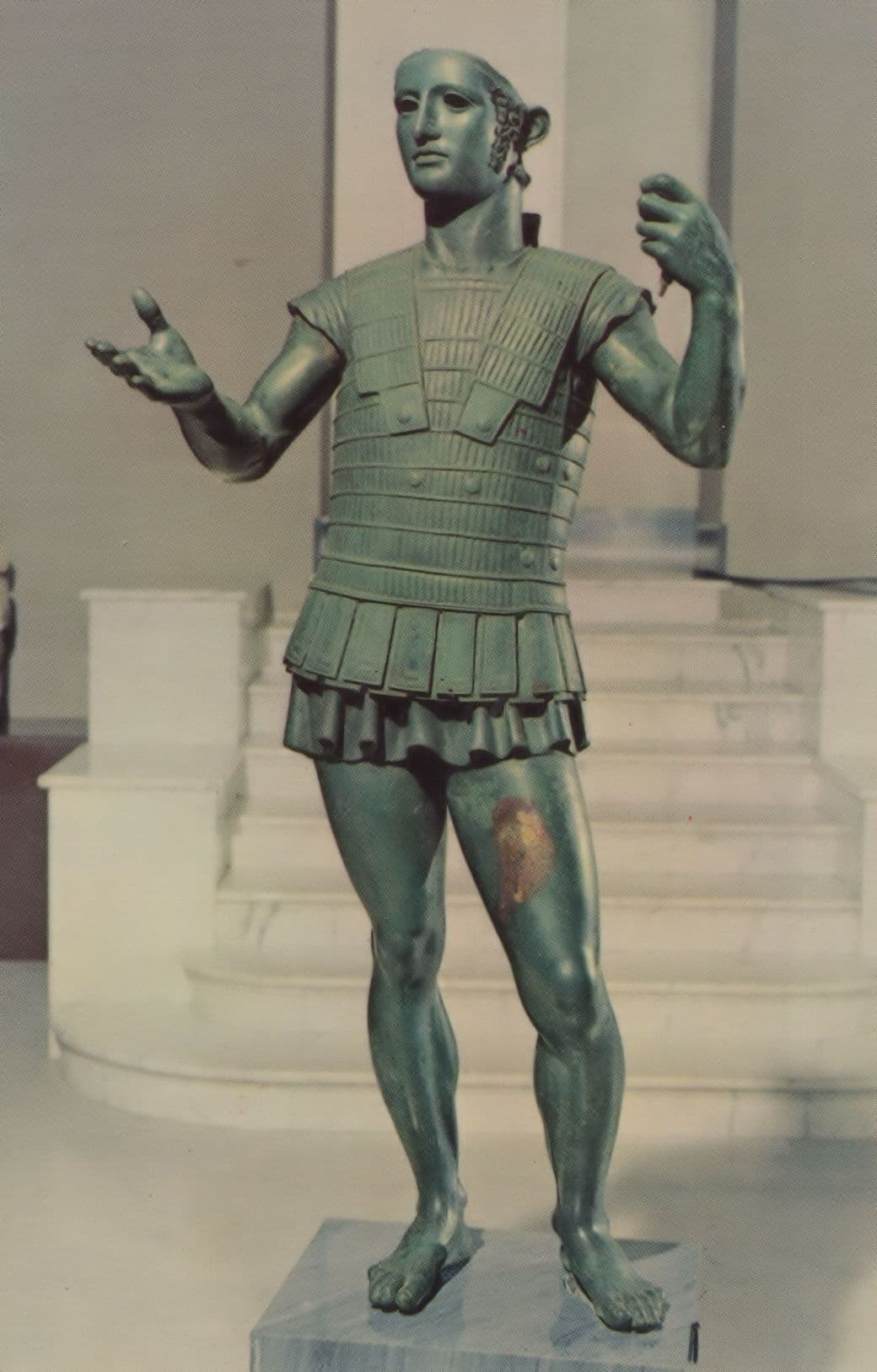 Il Marte Statua Bronzea 1835 Italian Musei Va Ticasi Postcard