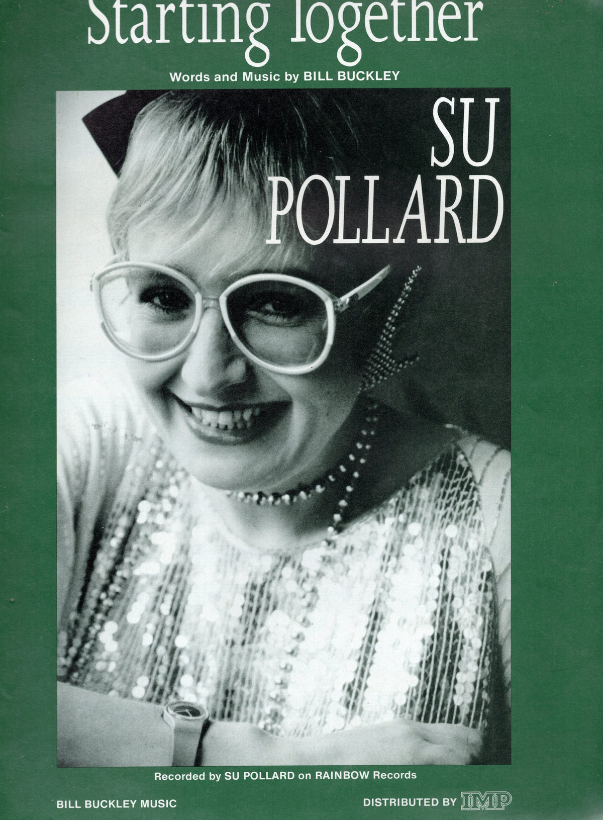 Starting Together Su Pollard The Marriage BBC TV Show Theme Sheet Music