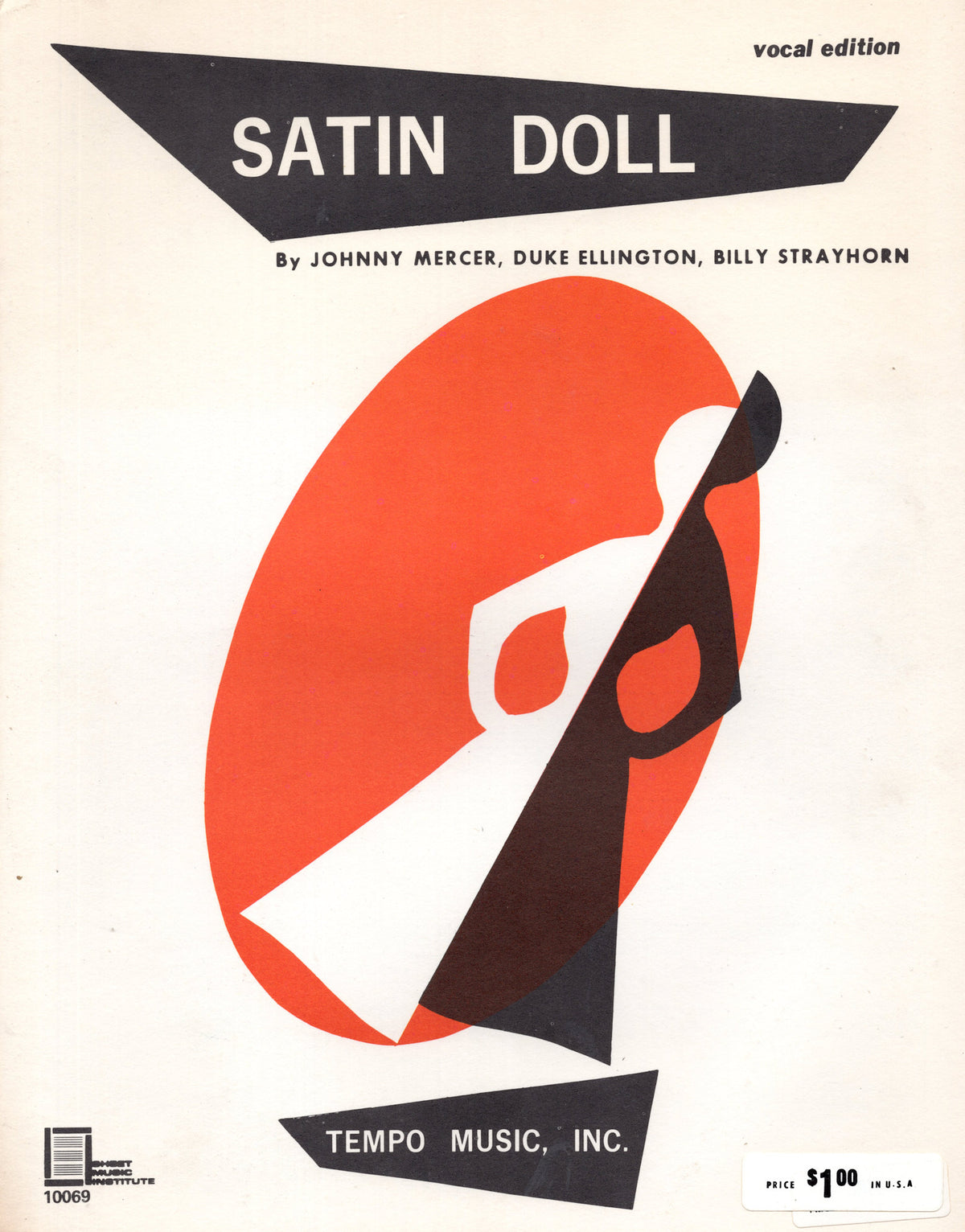 Satin Doll Duke Ellington Johnny Mercer 2x Vintage Rare 1950s Sheet Music s