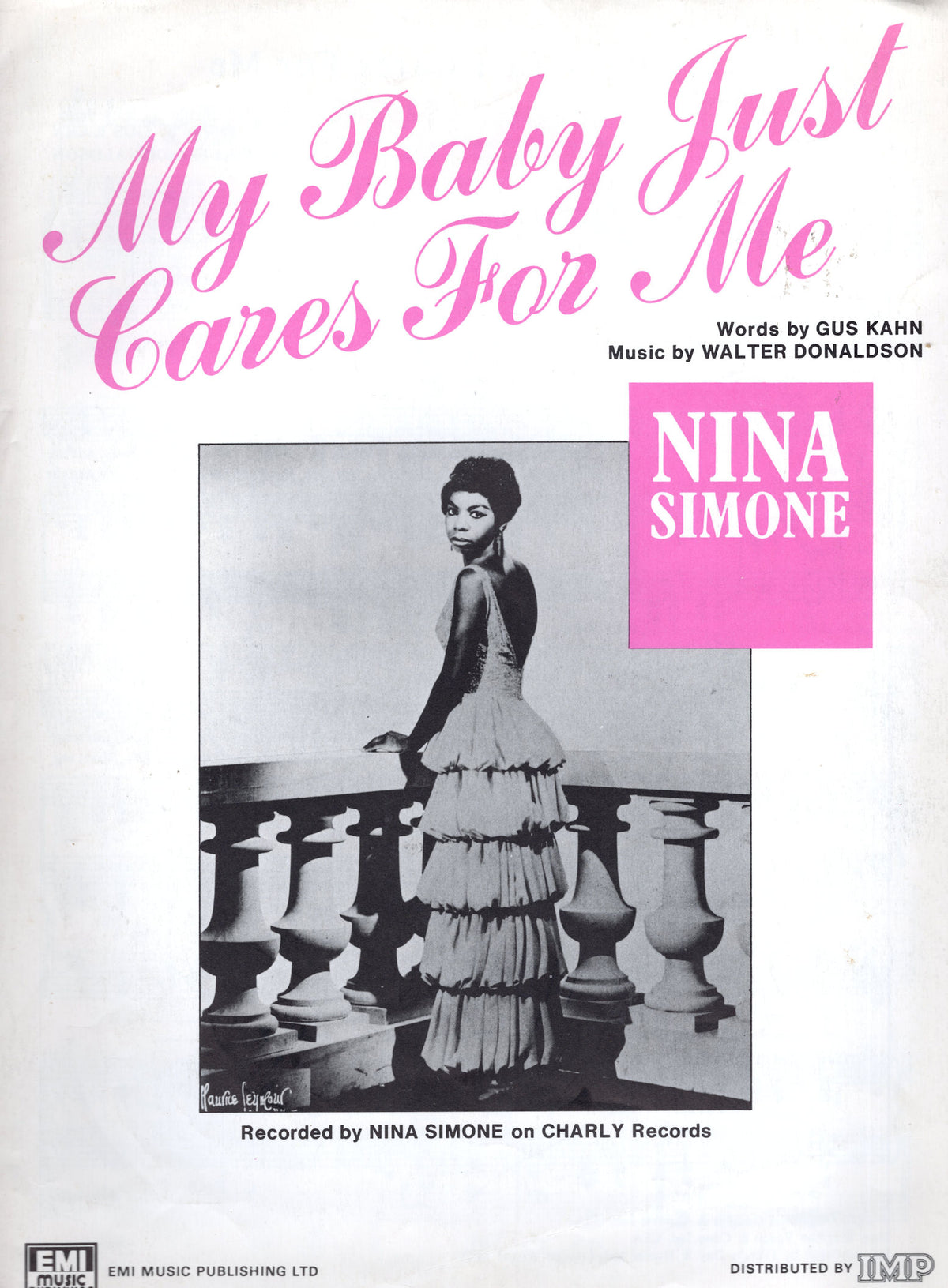 My Baby Just Cares Of Me Nina Simone XL Sheet Music