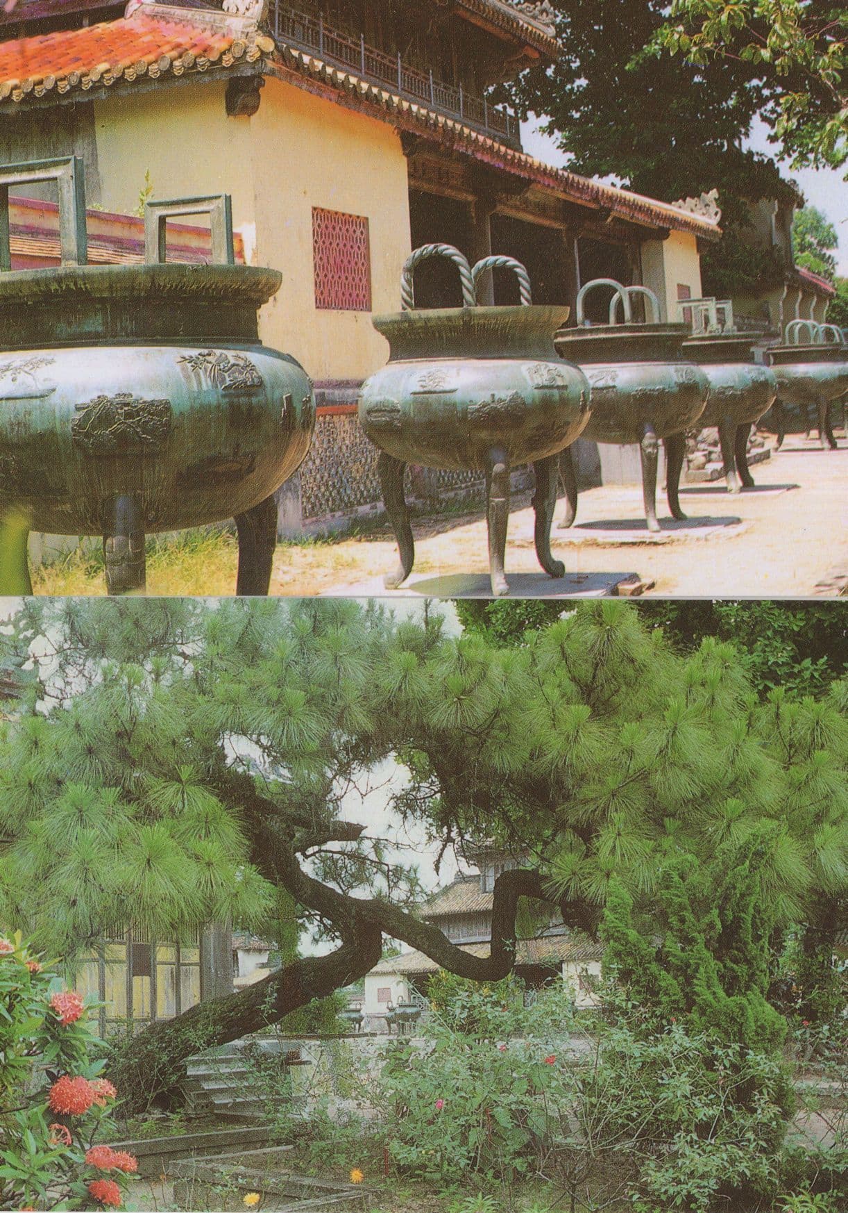 Imperial Palace Hoang Cung Chinese 2x Postcard s
