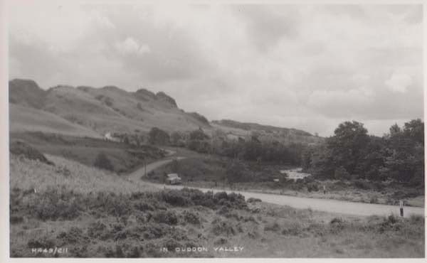In Duddon Valley The Lake District Vintage Postcard