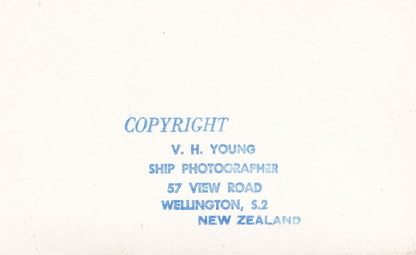 Inchkeith New Zealand War Ship Minesweeper Old Plain Back Postcard Photo