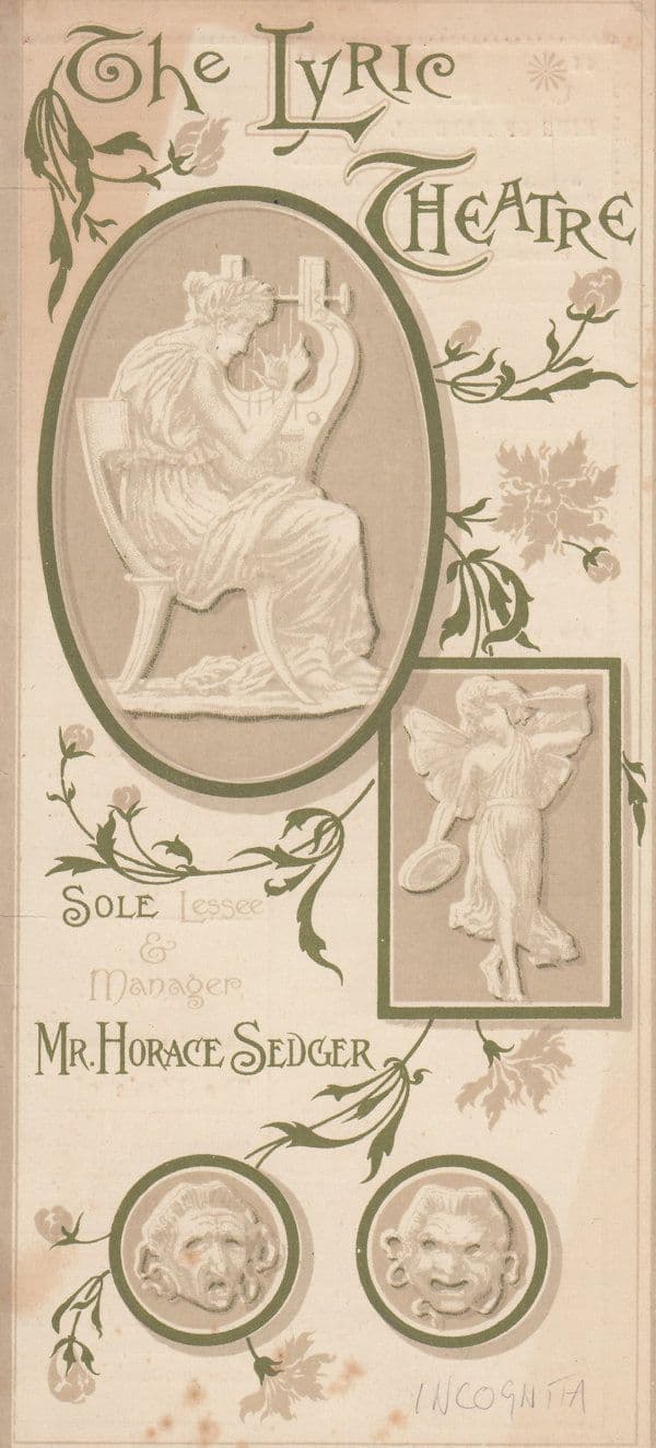 Incognita Agriculture Minister Portugal Military Victorian Theatre Programme