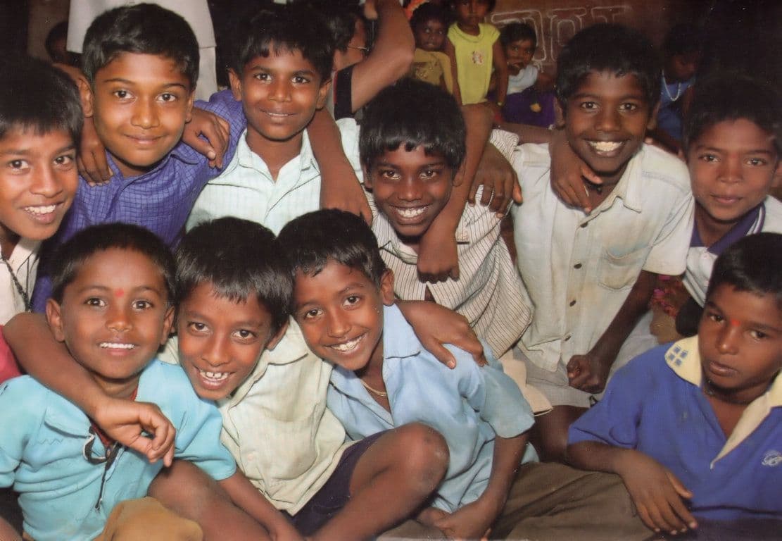 India Children Rare Poverty 1980s Rare Charity Awareness Postcard