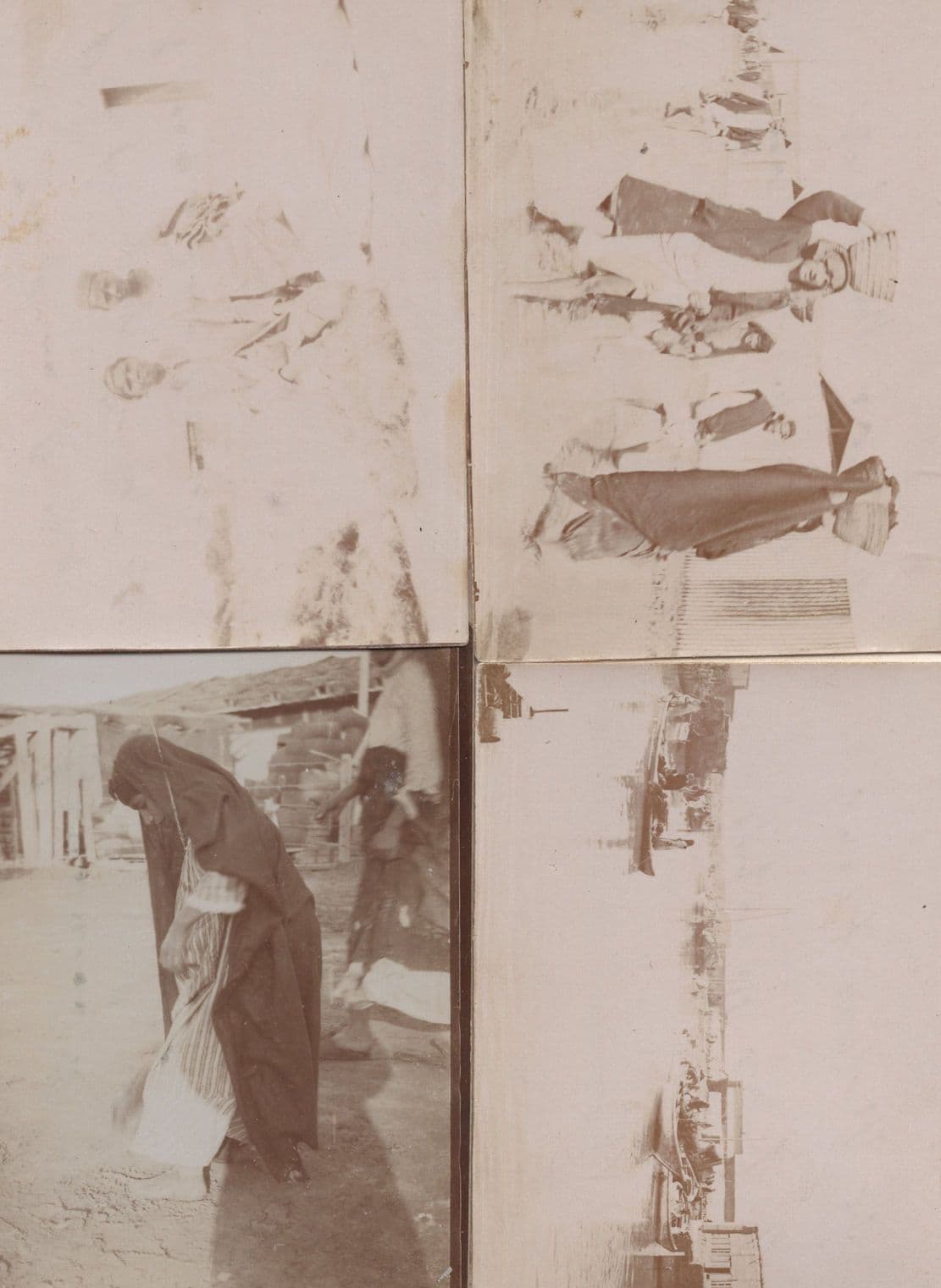 Indian Antique 1900s 4x Social History Old Photo s