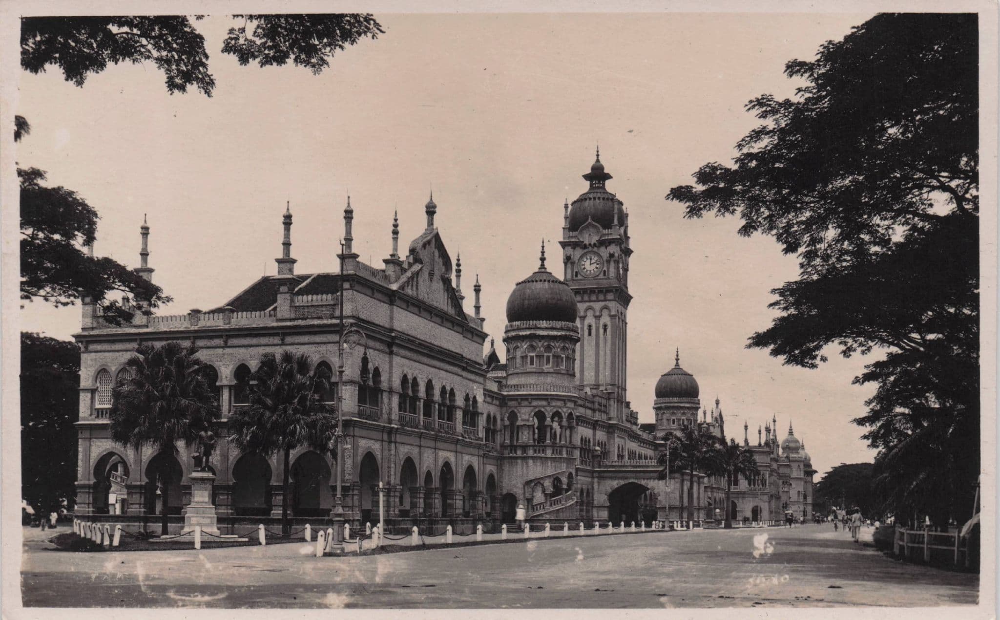 Indian Government Offices in 1925 RARE Real Photo Old Postcard